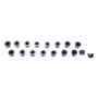 PAC RACING SPRINGS PACPAC-L8117-16 Ti Valve Locks Mini-8 Radius Groove