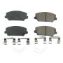 PowerStop 17-2049 PowerStop - Z17 Low-Dust Ceramic Brake Pads with Hardware