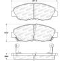 Stoptech 308.04650 Street Brake Pads