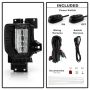 SPYDER 9051173 OEM Full LED Fog Lights W/Universal Switch