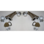 Granatelli Motor Sports 305520D Manual Exhaust Cutouts - Stainless Steel - Slip Fit