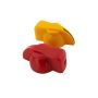 Haltech HT-010508 Triple Switch Panel w/Yellow & Red Knobs