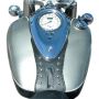 Mustang Motorcycle 93152 Mustang 99-15 Yamaha Road Star 1600/1700 Tank Bib w/Studs - Black
