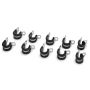 Russell Performance Cushion Clamps - Holds -6 AN Hose (10 pcs.)
