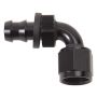 RUSSELL RUS624173 Twist-Lok Hose End #8 90 Deg Black