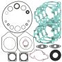 Vertex Pistons 711284 Vertex Gaskets 2003 Ski-Doo Grand Touring 700 Complete Gasket Kit w/ Oil Seals