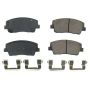 PowerStop 17-2117 PowerStop - Z17 Low-Dust Ceramic Brake Pads with Hardware