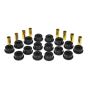 Prothane 18-305-BL 85-87 Toyota Corolla Rear Control Arm Bushings - Black