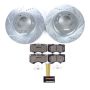 PowerStop K137-36 Z36 Truck and SUV Carbon-Fiber Ceramic Brake Pad and Drilled & Slotted Rotor Kit