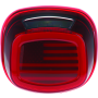 Kuryakyn 2924 Freedom Taillight Red Lens With License Light