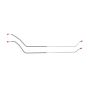 RIGHT STUFF DETAILING RSDCRA6803 68-72 GM All Cars Rear Axle Brake Lines  2 Pcs