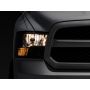 Raxiom R118021 09-18 Dodge RAM 1500 Axial OEM Rep Headlights w/ Dual Bulb- Chrome Housing (Smoked Lens )