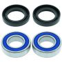 QuadBoss 413414 91-95 Kawasaki KAF300A Mule 500 Front UTV Wheel Bearing & Seal Kit