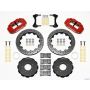 Wilwood 140-11978-DR Narrow Superlite 6R Front Hat Kit 12.88in Drill Red 2006-Up Civic / CRZ