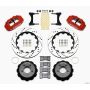 Wilwood 140-11964-DR Narrow Superlite 6R Front Hat Kit 14.00in Drill Red 93-96 Mazda RX7