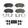 PowerStop Z23-2190 PowerStop - Z23 Daily Driver Carbon-Fiber Ceramic Brake Pads with Hardware Kit