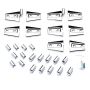 Putco 401271 07-17 Jeep Wrangler - Hinge Covers (Also Fits Sahara Edition)