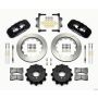 Wilwood 140-13583 AERO4 Rear Kit 14.00 2007-2011 BMW E90 Series w/Lines