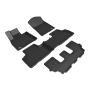 3D MAXpider L1GS00701509 21-24 Genesis Gv80 7-Seat Kagu Black R1 R2 R3