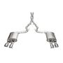 CORSA Performance 21265 Corsa 2024 Ford Mustang Dark Horse 5.0L 3.0in Dual Rear Exit Cat-Back w/Twin 4.5in Polish Slash Tips