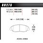 Hawk Performance HB275F.620 HPS Disc Brake Pad