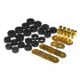 Prothane 65-70 GM Various 2dr Hardtop Body Mount - Black
