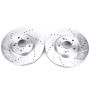PowerStop JBR1171XPR PowerStop Evolution Performance Drilled, Slotted & Plated Brake Rotor Pair
