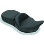 Mustang Motorcycle 79547 Mustang 08-21 Harley Electra Glide,Rd Glide,Rd King,Str Glide Super Tour 1PC Seat Blk Pearls - Black
