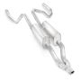 Stainless Works RAM09CBY-C 2009-16 Dodge Ram 5.7L Truck Exhaust 3in Y-Pipe Chambered Mufflers Under Bumper Exit