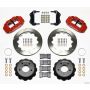 Wilwood 140-11918-R Narrow Superlite 6R Front Hat Kit 12.88in Red 84-87 Corvette C4