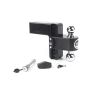 Weigh Safe CTB6-3-KA-CER-BLA 180 Hitch 6in Drop Hitch & 3in Shank (10K/21K GTWR) w/WS05 - Black Cerakote