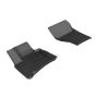 3D MAXpider 2011-2018 Porsche/Volkswagen Cayenne/Touareg Kagu 1st Row Floormat - Black
