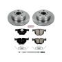 PowerStop KOE7429 OE Stock Replacement Low-Dust Ceramic Brake Pad and Rotor Kit