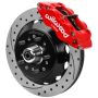 Wilwood 140-15982-DR 70-81 FBody/75-79 A&XBody FNSL6R Frt Brk Kit 12.88in D/S Rtr Red Caliper Use w/ PD Spindle