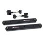 UMI Performance 402125-B 68-72 GM A-Body Rear Control Arm Kit Fully Boxed Lowers Adjustable Uppers