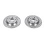 PowerStop JBR1356XPR PowerStop Evolution Performance Drilled, Slotted & Plated Brake Rotor Pair