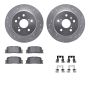 Dynamic Friction 7512-76134 Rotor Kit
