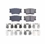 PowerStop 17-1212 PowerStop - Z17 Low-Dust Ceramic Brake Pads with Hardware