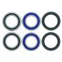 QuadBoss 413284 1985 Honda ATC250ES Big Red (02) Rear ATV Wheel Bearing & Seal Kit