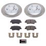 PowerStop SC7904 Semi-Coated Rotor and Low-Dust Ceramic Brake Pad Kit