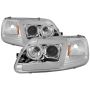 SPYDER 5084644 Projector Headlights - Version 2 - Light Bar DRL - Chrome