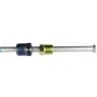 AGS BLA-B410 Steel Brake Line Adapter, 1/4 x 8 (7/16-24 Inverted)(9/16-18 Inverted)