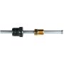 AGS BLA-O370 Steel Brake Line Adapter, 3/16 x 8 (3/8-24 Inverted)(9/16-18 Inverted)