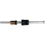AGS BLA-R350 Steel Brake Line Adapter, 3/16 x 8 (3/8-24 Inverted)(1/2-20 Inverted)