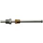 AGS BLA-S420 Steel Brake Line Adapter, 1/4 x 8 (7/16-24 Inverted)(1/2-20 Inverted)