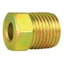 AGS BLF-11C-5 Steel Tube Nut, 3/16 (7/16-24 Inverted), 5/card
