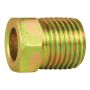AGS BLF-13C-5 Steel Tube Nut, 1/4 (7/16-24 Inverted), 5/card