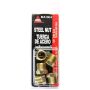 AGS BLF-15C-5 Steel Tube Nut, 3/8 (5/8-18 Inverted), 5/card