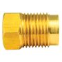 AGS BLF-27B Brass Adapter, Female(3/8-24 Inverted), Male(9/16-20 Inverted), 1/bag