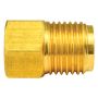 AGS BLF-28B Brass Adapter, Female(3/8-24 Inverted), Male(9/16-18 Inverted), 1/bag
